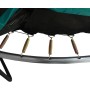 Aga SPORT EXCLUSIVE Trampolína 250 cm Tmavě zelená + ochranná síť + žebřík