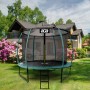 Aga SPORT EXCLUSIVE Trampolína 250 cm Tmavě zelená + ochranná síť + žebřík
