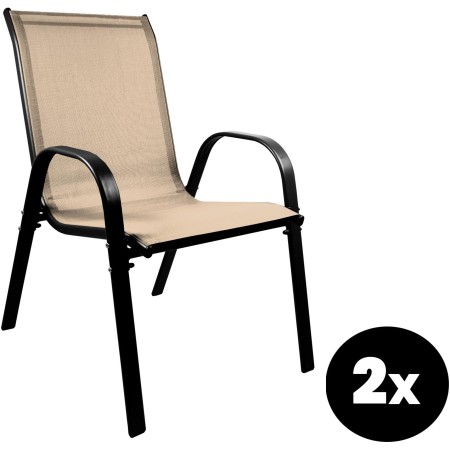 Aga 2x Zahradní židle MR4400BE-2 Béžová