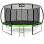 Aga SPORT EXCLUSIVE Trampolína 430 cm Světle zelená + ochranná síť + žebřík