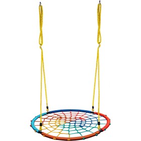Aga Závěsný houpací kruh 120 cm Čtyřbarevný
