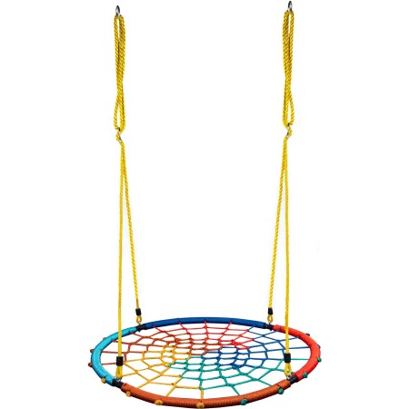 Aga Závěsný houpací kruh 120 cm Čtyřbarevný