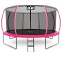 Aga SPORT EXCLUSIVE Trampolína 366 cm Růžová + ochranná síť + žebřík