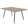 Stůl zahradní 160x95x74, kov s umělým ratanem, deska polywood