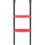 Aga Žebřík k trampolíně 305 - 430 cm Černý/Červený