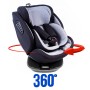 Aga Autosedačka i-Size 360° 0-36 kg Černá/Světle šedá