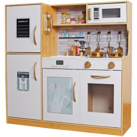 Aga4Kids Dřevěná kuchyňka s LED osvětlením MR6151