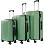 Aga Travel Sada cestovních kufrů MR4668 Zelená