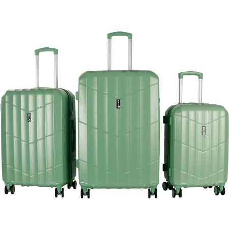 Aga Travel Sada cestovních kufrů MR4669 Zelená