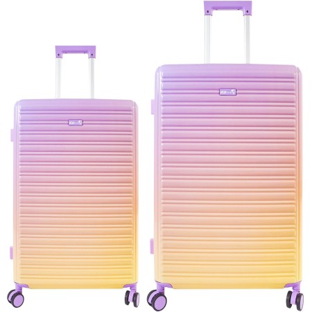 Aga Travel Sada cestovních kufrů MR4673 Žlutá/Fialová