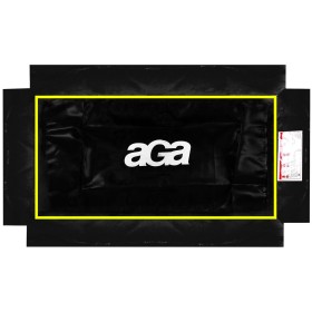 Aga Kryt pružin na obdélníkovou trampolínu 244x335 cm Černá/Žlutá