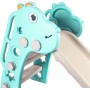 Aga4Kids Skluzavka s madlem 130 cm DS3701 Světle modrá