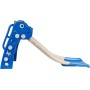 Aga4Kids Skluzavka s madlem 130 cm DS3701 Modrá