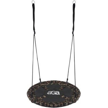 Aga Závěsný houpací kruh 90 cm Maskáčový