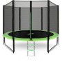 Aga SPORT PRO Trampolína 305 cm Světle zelená + ochranná síť + žebřík