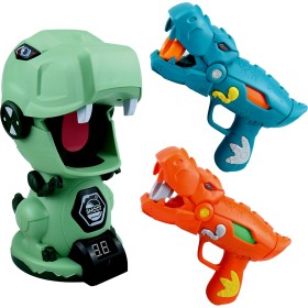 Aga4Kids Pistole na pěnové míčky s terčem ve tvaru dinosaura