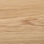 Stůl konferenční 120x60cm, MDF deska, dýha odstín dub, kovové nohy, broušený nerez.