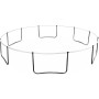 Aga SPORT EXCLUSIVE Trampolína 500 cm Tmavě zelená + ochranná síť + žebřík