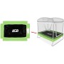 Aga Kryt pružin na obdélníkovou trampolínu 122x183 cm Světle zelený