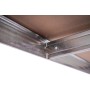 Aga 2x Kovový regál 174x75x30 cm 5 polic