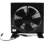 Aga Podlahový ventilátor 30 cm Černý