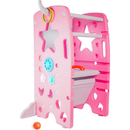 Aga4Kids Učicí věž DS4201 Růžová
