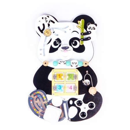Aga4Kids Montessori dřevěná tabule Panda