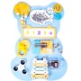 Aga4Kids Montessori dřevěná tabule Medvěd Modrý