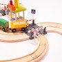Aga4Kids Dřevěná vláčkodráha 36 dílů DS5642