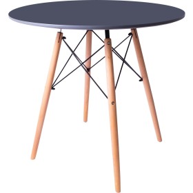 Aga Jídelní stůl 80 cm Šedý