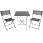 Linder Exclusiv Zahradní sestava BISTRO SET Šedý