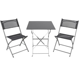 Linder Exclusiv Zahradní sestava BISTRO SET Šedý