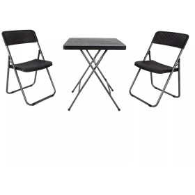 Linder Exclusiv Zahradní sestava BISTRO SET Černý