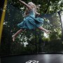 Aga SPORT EXCLUSIVE Trampolína 305 cm Černá + ochranná síť + žebřík + kotvící sada 2ks