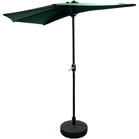Aga Půlkruhový slunečník CLASSIC 270 cm Tmavě zelený