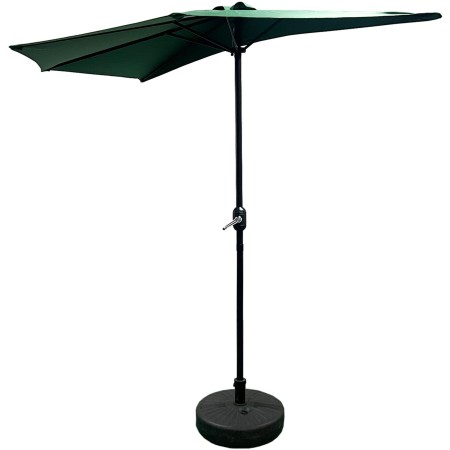Aga Půlkruhový slunečník CLASSIC 270 cm Tmavě zelený