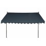 Aga Teleskopická markýza 350x120 cm Šedá