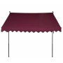 Aga Teleskopická markýza 300x120 cm Vínová