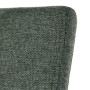 Židle jídelní, taštičkové pružiny v sedáku, zelená látka, černý kov