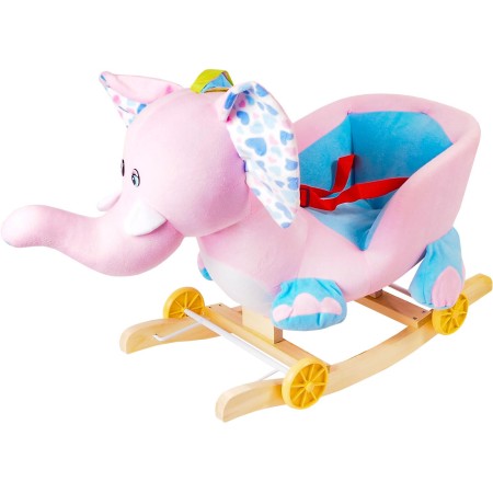 Aga4Kids Houpací Sloník Růžový