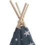 Aga4Kids Dětské Teepee Hvězdy Tmavě modrá