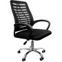Aga Kancelářské ergonomické křeslo Černé