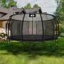 Aga SPORT EXCLUSIVE Trampolína 500 cm Černá + ochranná síť + žebřík