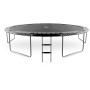 Aga SPORT EXCLUSIVE Trampolína 500 cm Černá + ochranná síť + žebřík