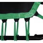 Aga FITNESS Trampolína 130 cm Zelená + madlo