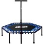 Aga FITNESS Trampolína 130 cm Modrá + madlo