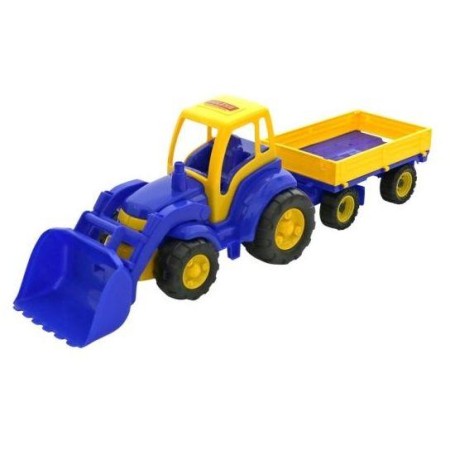 Traktor Šampion s lopatou a valníkem  /+1  ****