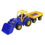 Traktor Šampion s lopatou a valníkem  /+1  ****