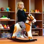 Aga4Kids Houpací koník MR1310 Světle hnědý