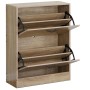 Botník, mdf, hnědá, ABO-G1014 OAK